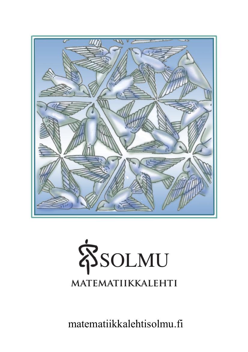 Matematiikkalehti Solmun juliste [Solmun verkkosivulta]
